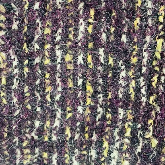 Lafayette 148 Alpaca Wool Bouche Purple Multi Blazer Jacket Petite Size 2 - Picture 7 of 9